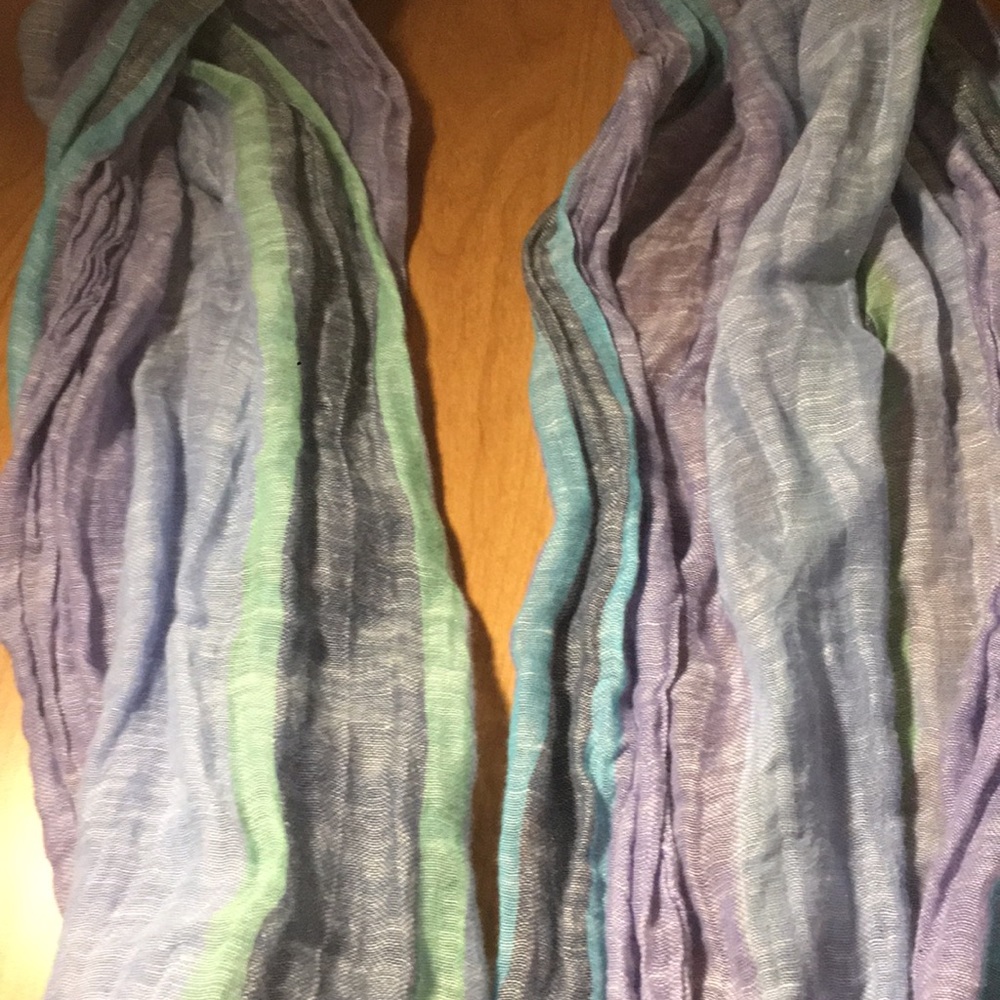 Cool color toned scarf